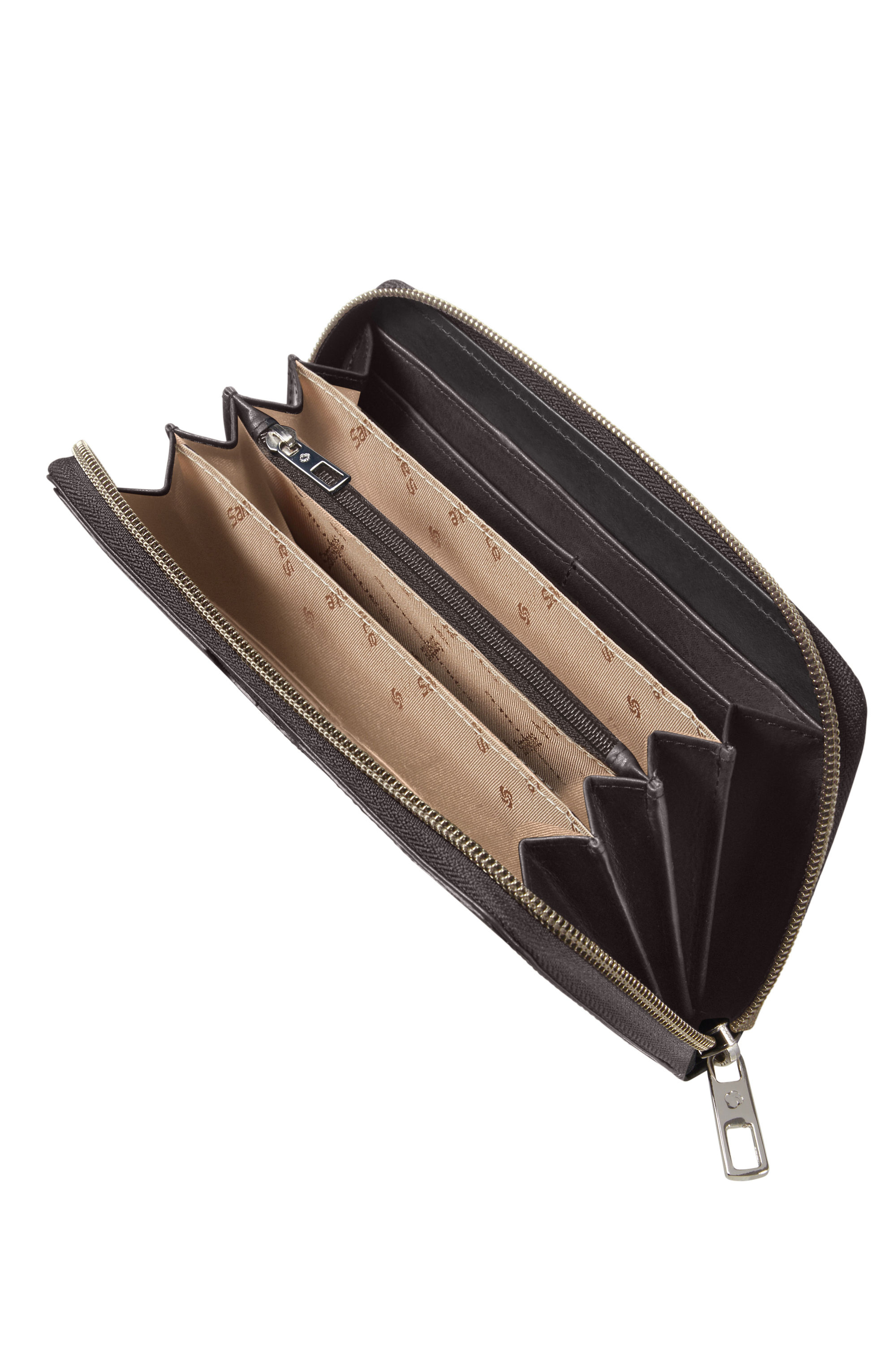 Samsonite OLEO LADY SLG 319 - HÖLGY ZIPPES KÖRBE KÖRBE Sötétbarna kép