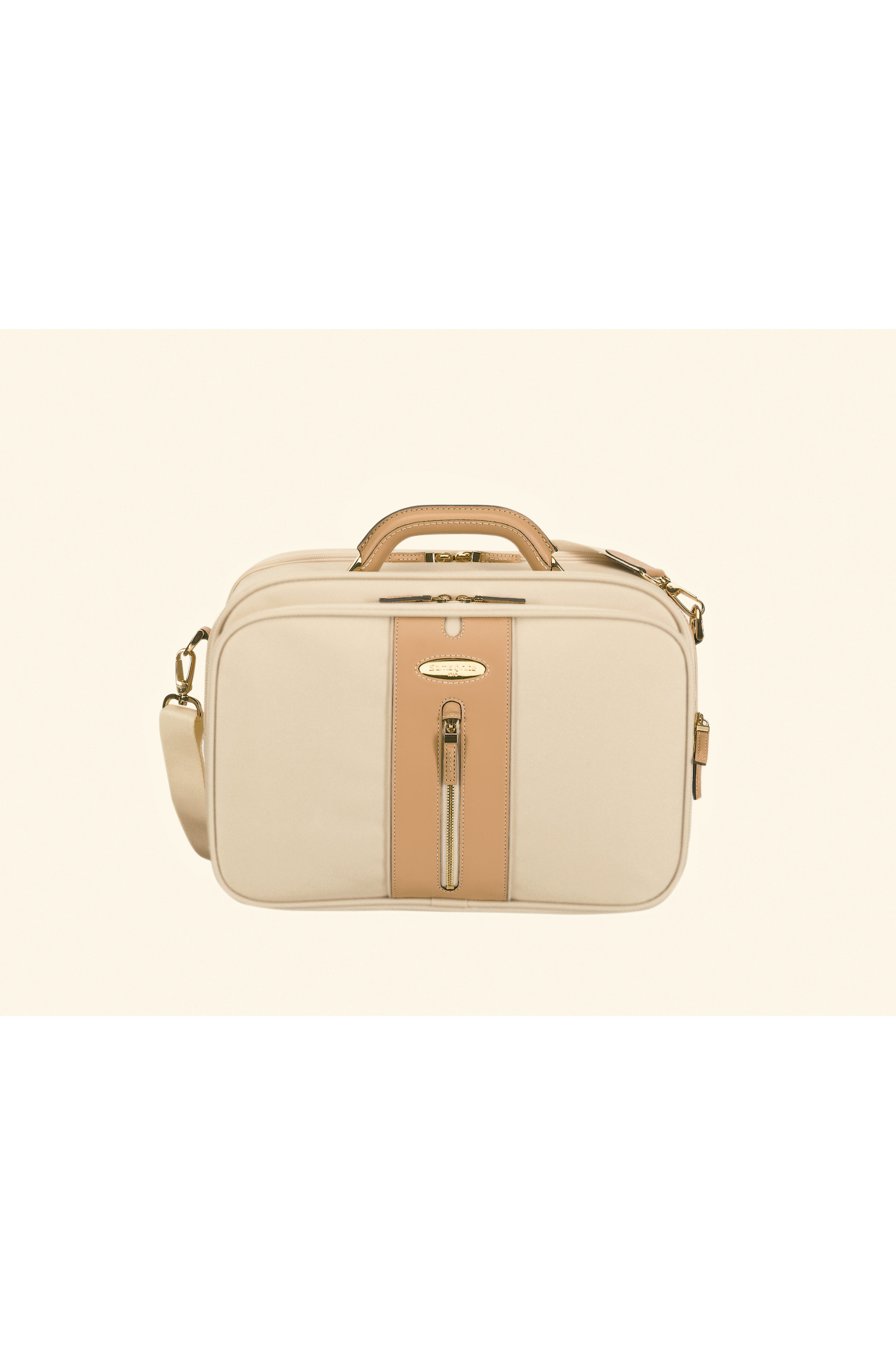 Samsonite HOMMAGE 2 SHOULDER BAG ALMOND ECRU kép